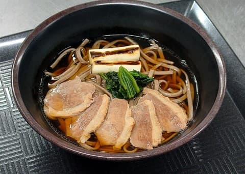 画像 市川PA おすすめメニュー 鴨南蛮そば