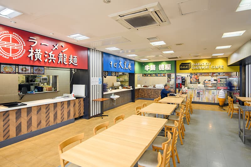 画像 大黒PA おすすめポイント 場内フードコート